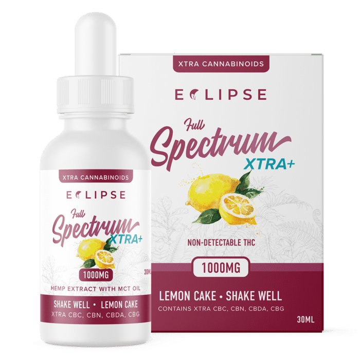 Full Spectrum CBD Oil XTRA+ Bottle by Eclipse CBD, High Potency Organic Hemp Extract